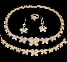 Load image into Gallery viewer, 4pc. BUTTERFLY NECKLACE SET