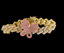 Load image into Gallery viewer, BUTTERFLY CUBAN LINK BRACELETS