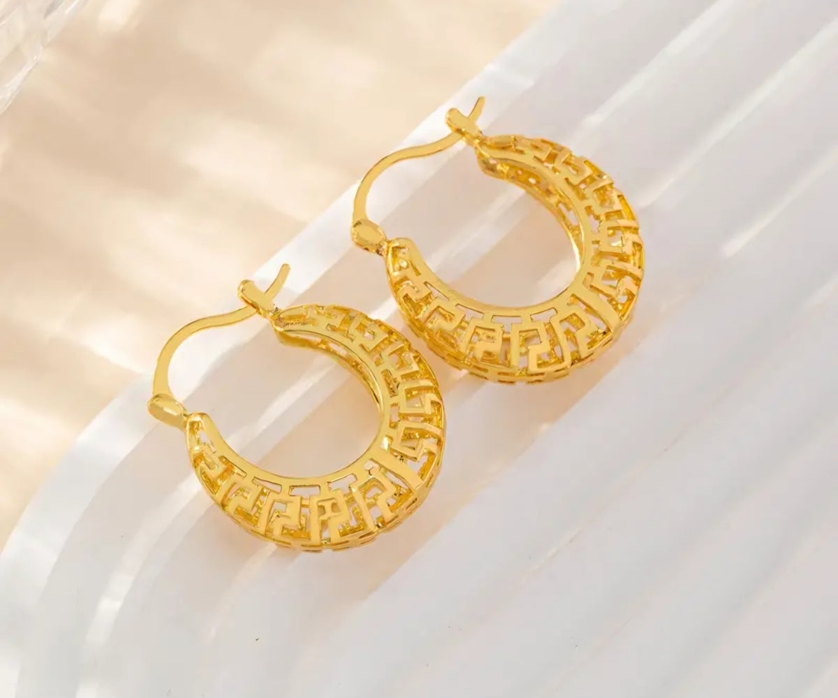 CHUCKY HOOP EARRINGS