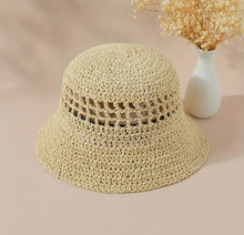 Load image into Gallery viewer, CROCHET HOLLOW BUCKET HAT
