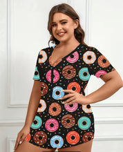 Load image into Gallery viewer, GOING DONUTS SHORT ONESIE
