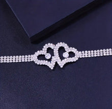 Load image into Gallery viewer, HEART TO HEART ANKLET BRACELET