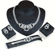 Load image into Gallery viewer, HEART THEMED 4PC. NECKLACE SET
