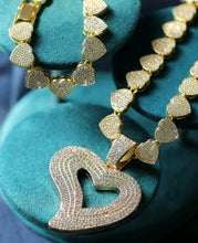 Load image into Gallery viewer, ICY HEART NECKLACE SET