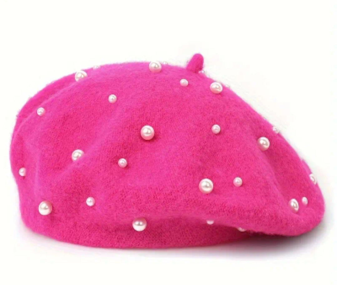PEARL BERET HAT