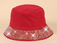 Load image into Gallery viewer, RHINESTONE BUCKET HAT