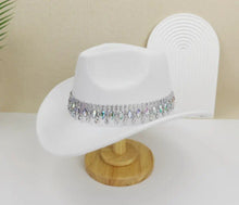 Load image into Gallery viewer, RHINESTONE COWGIRL HAT