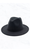 Load image into Gallery viewer, RETRO FLAT BIG BRIM FEDORA HAT