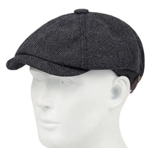 Load image into Gallery viewer, CHECKERED NEWSBOY CAPS