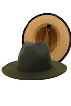 Load image into Gallery viewer, DOUBLE-SIDED FEDORA HAT