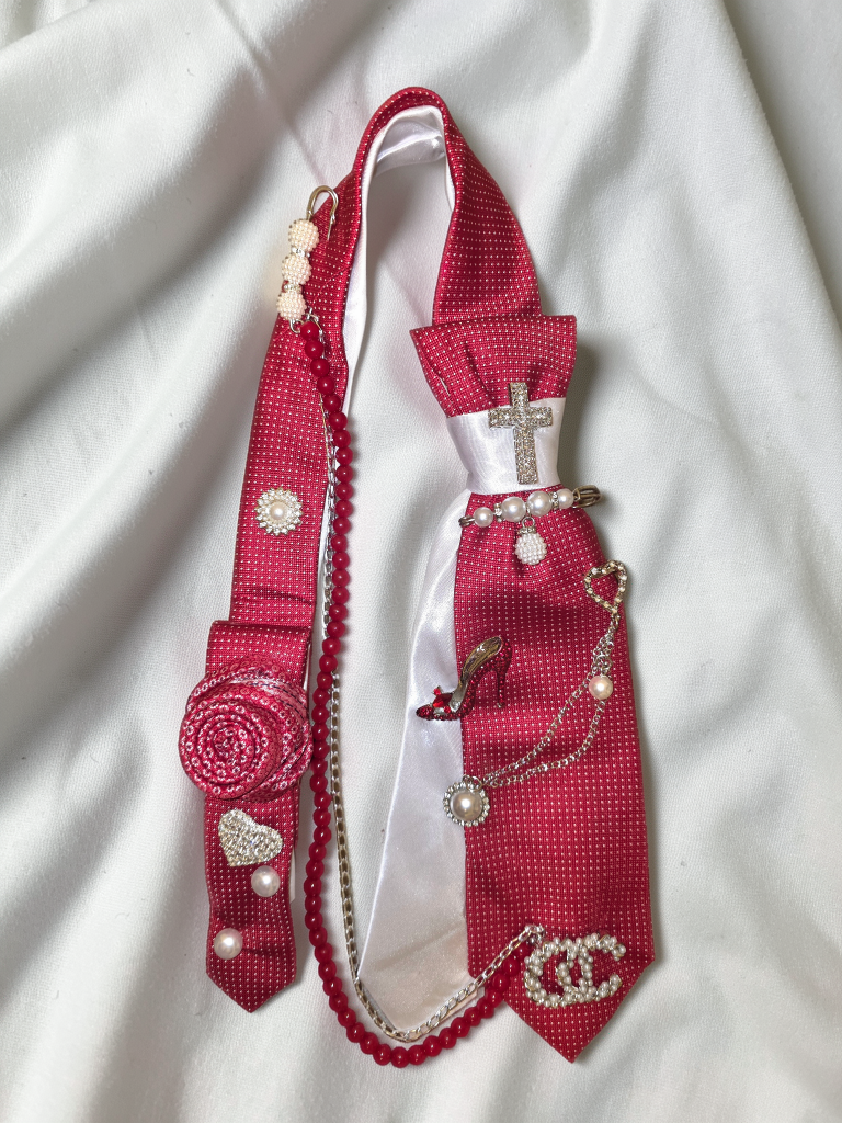 BLESSED IN BLING NECKTIELACE