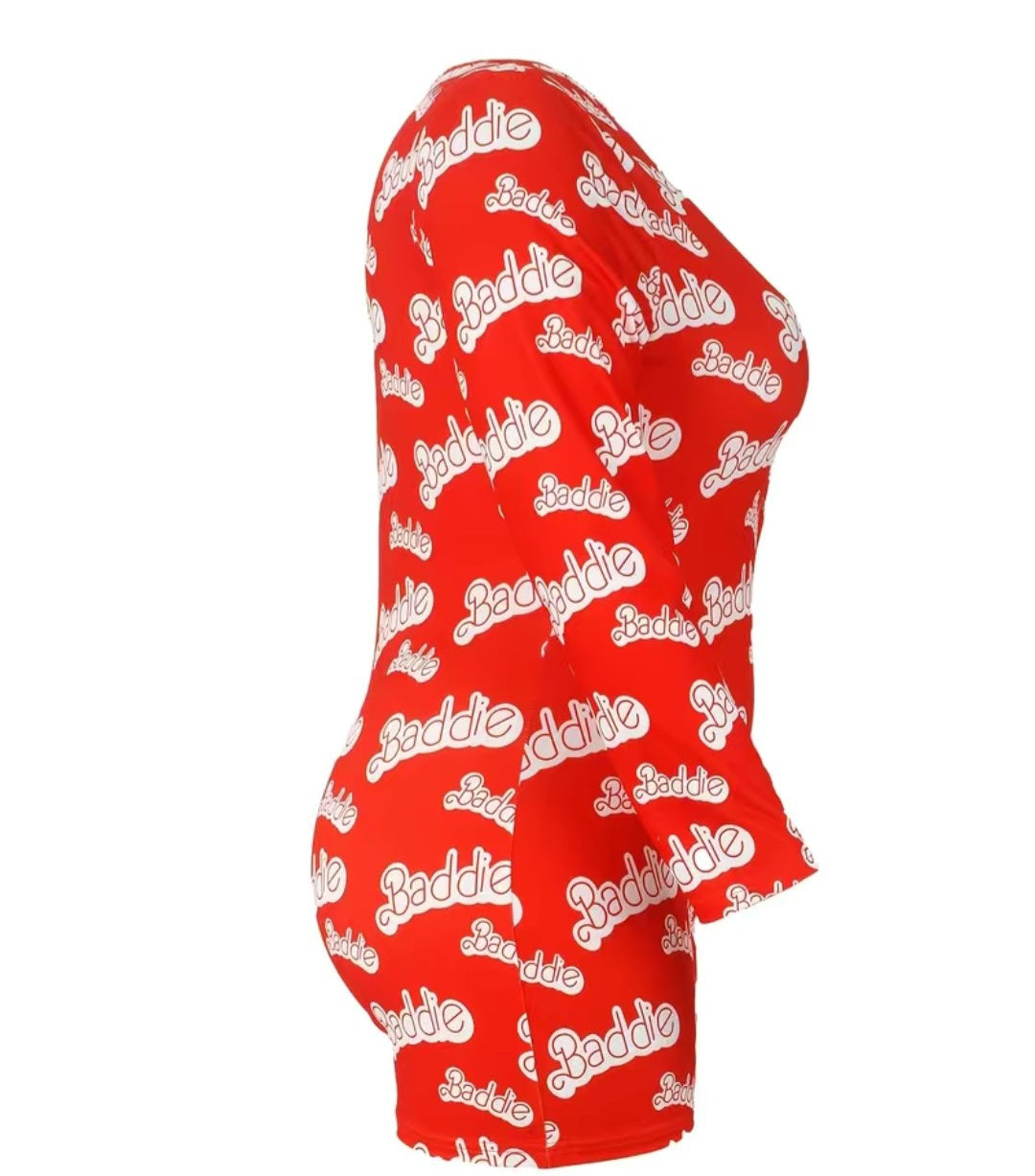 BADDIE LONG SLEEVE ONESIE