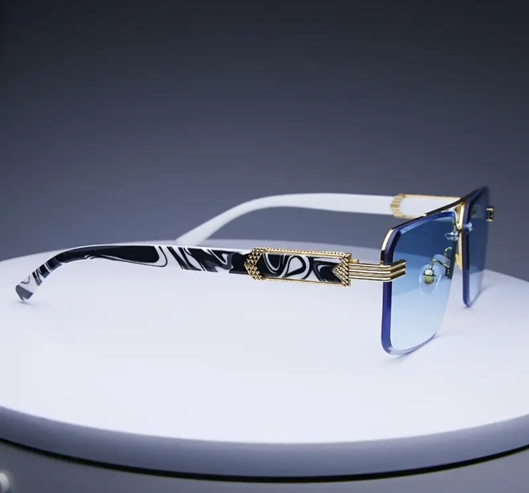 DIAMOND CUT MARBLE SUNGLASSES