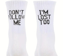 Load image into Gallery viewer, DONT FOLLOW ME SOCKS
