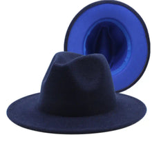 Load image into Gallery viewer, DOUBLE-SIDED FEDORA HAT
