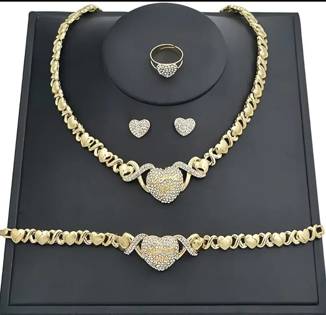 LOVE YOU NECKLACE SET