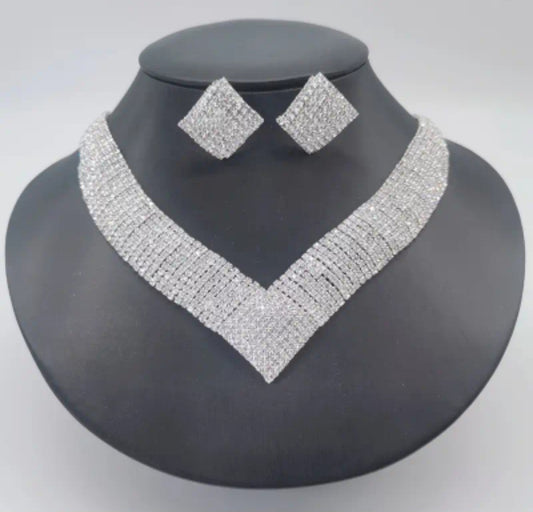 LUXURY 2PC. NECKLACE SET