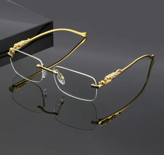 METAL RIMLESS EYEWEAR