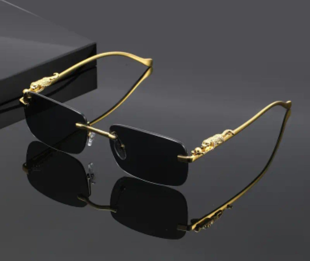 METAL RIMLESS SUNGLASSES