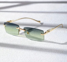 Load image into Gallery viewer, METAL RIMLESS SUNGLASSES
