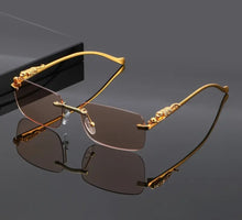Load image into Gallery viewer, METAL RIMLESS SUNGLASSES

