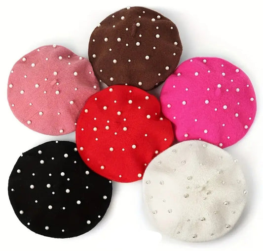 PEARL BERET HAT