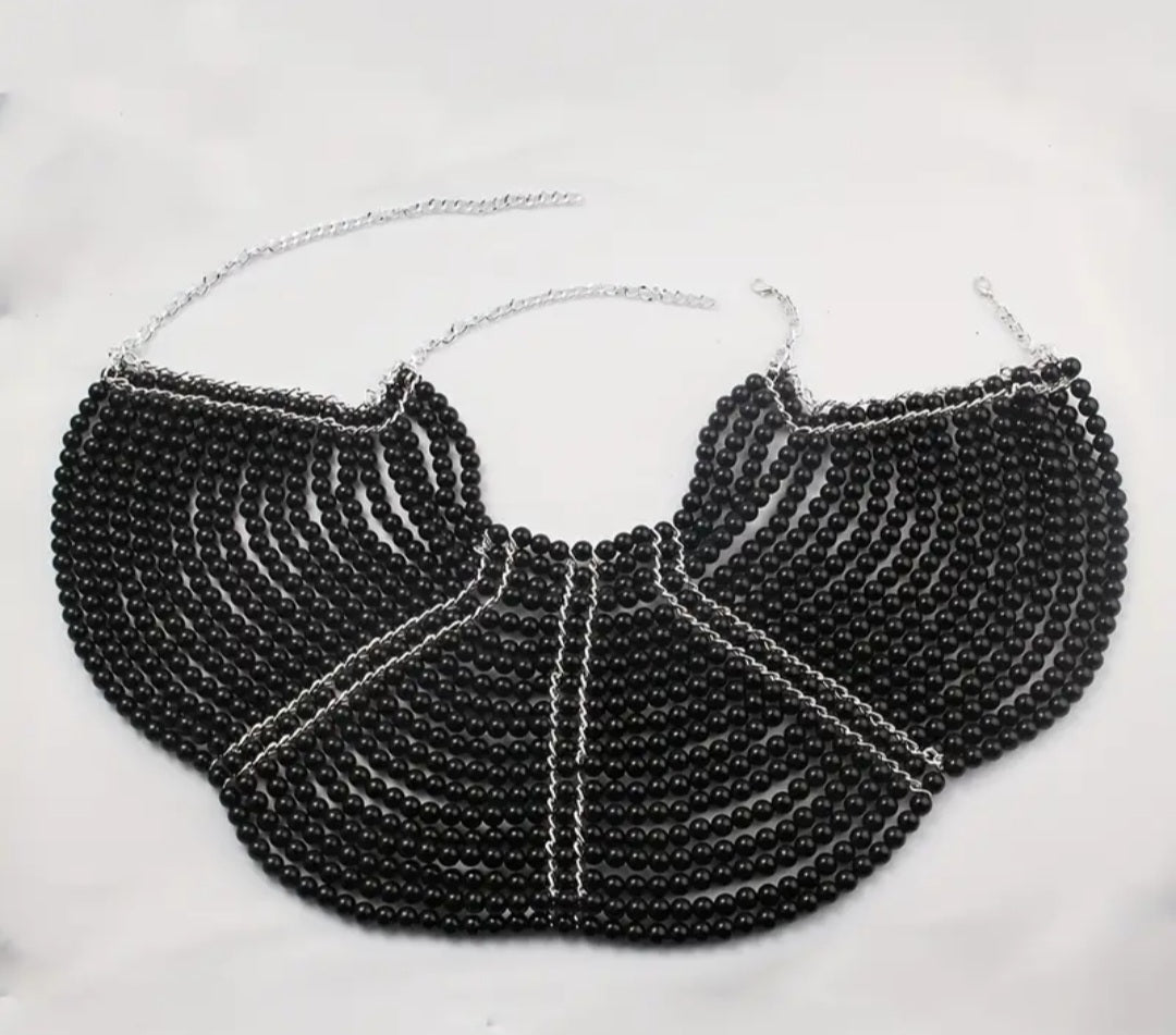 PEARL SHAWL NECKLACE