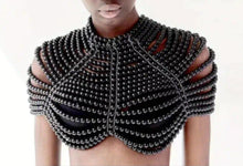 Load image into Gallery viewer, PEARL SHAWL NECKLACE
