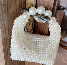 Load image into Gallery viewer, PEARL BEADED CLUTCH
