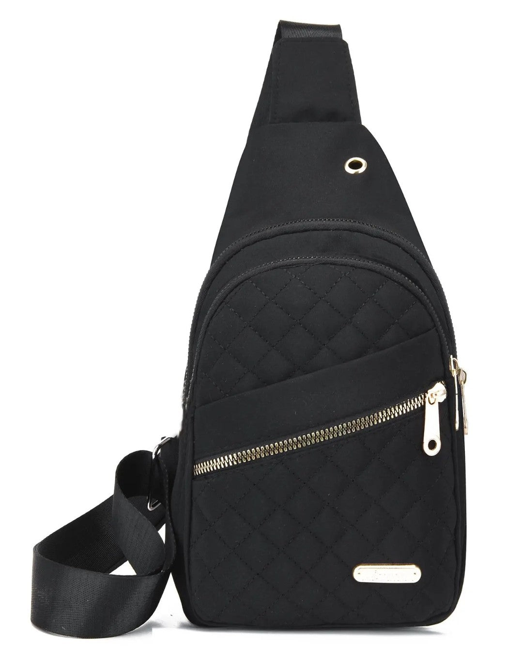 QUILTED CHEST BAG