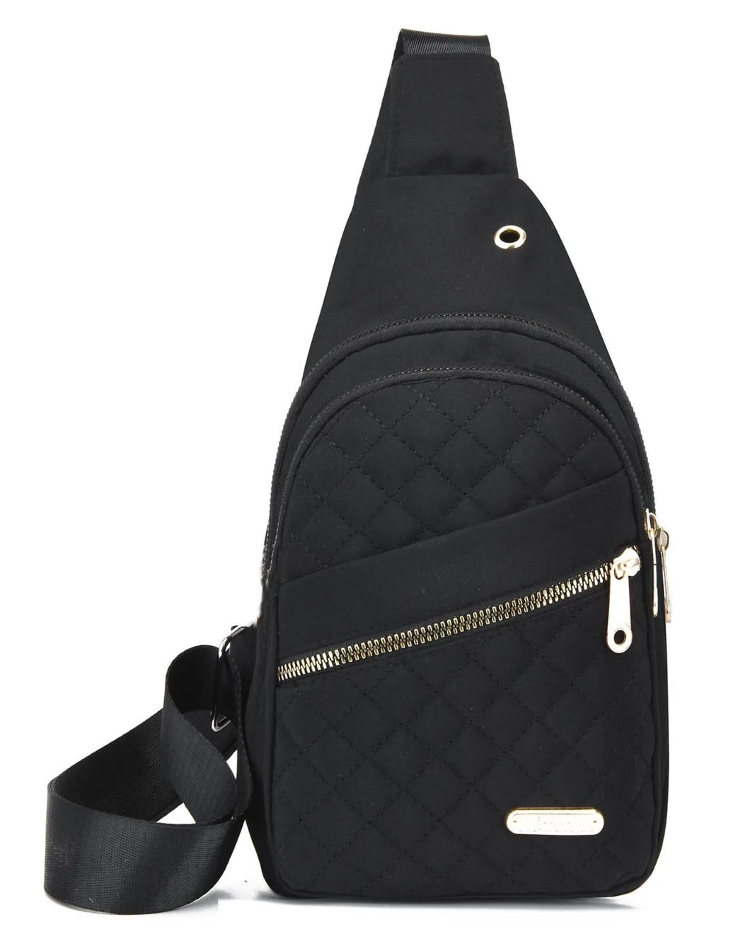 QUILTED CHEST BAG