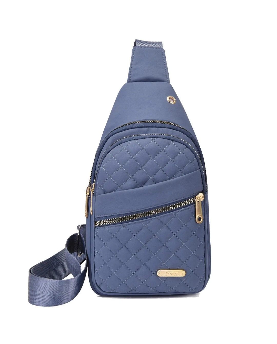 QUILTED CHEST BAG