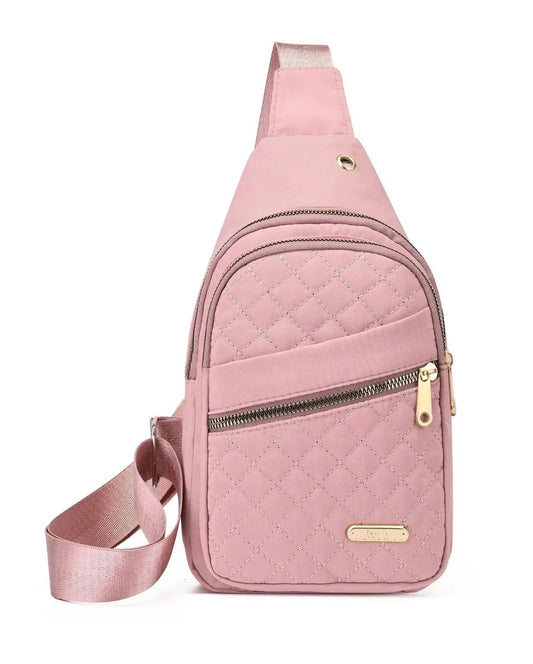 QUILTED CHEST BAG