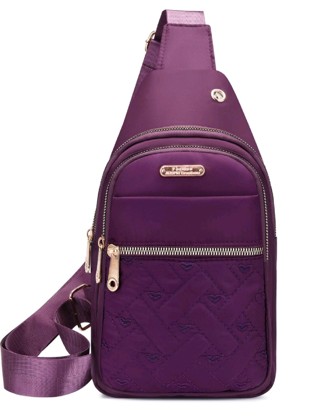 QUILTED CHEST BAG