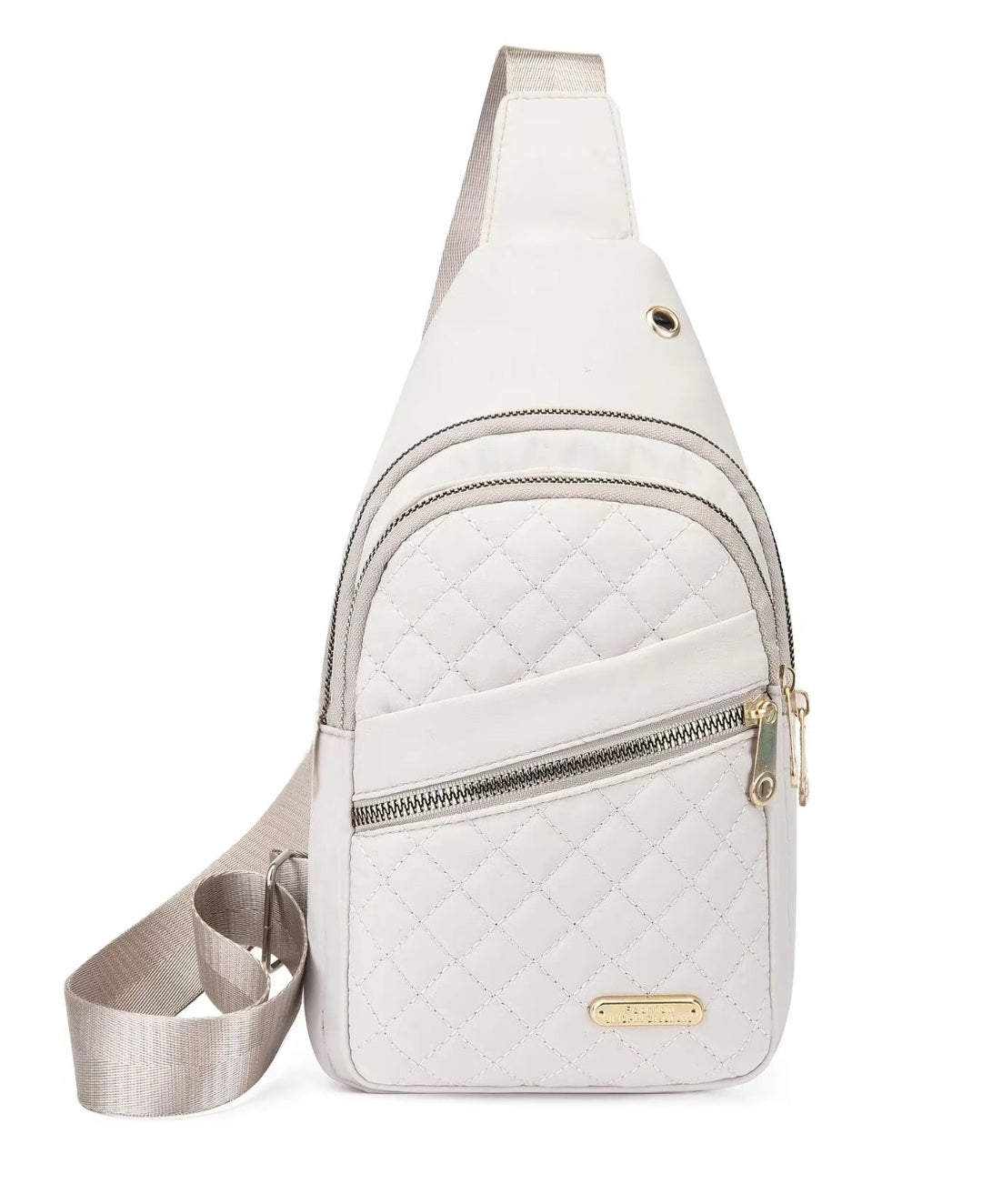 QUILTED CHEST BAG