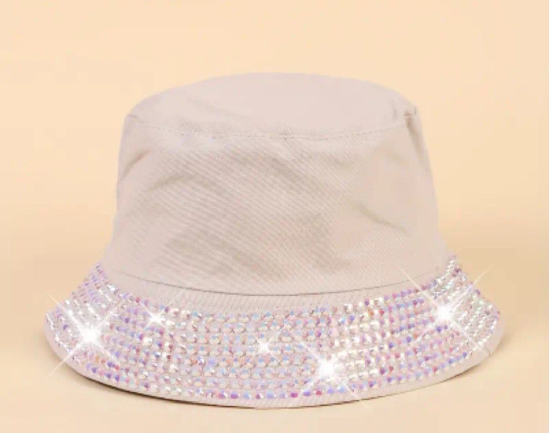 RHINESTONE BUCKET HAT