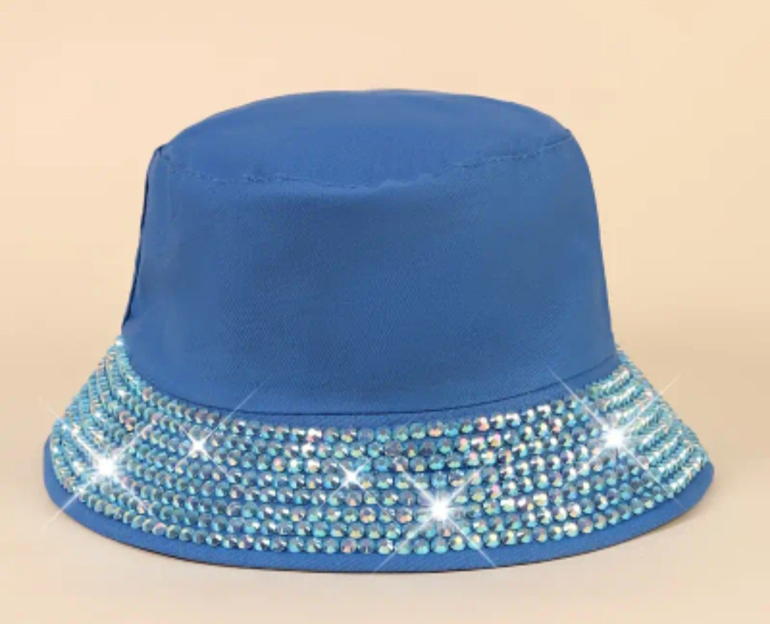 RHINESTONE BUCKET HAT