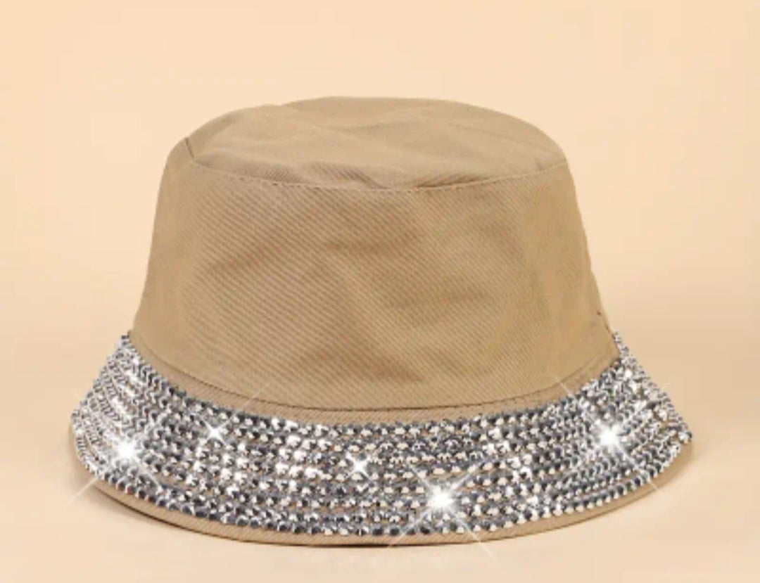 RHINESTONE BUCKET HAT