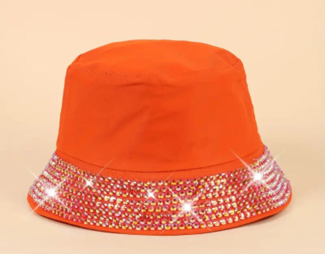 RHINESTONE BUCKET HAT