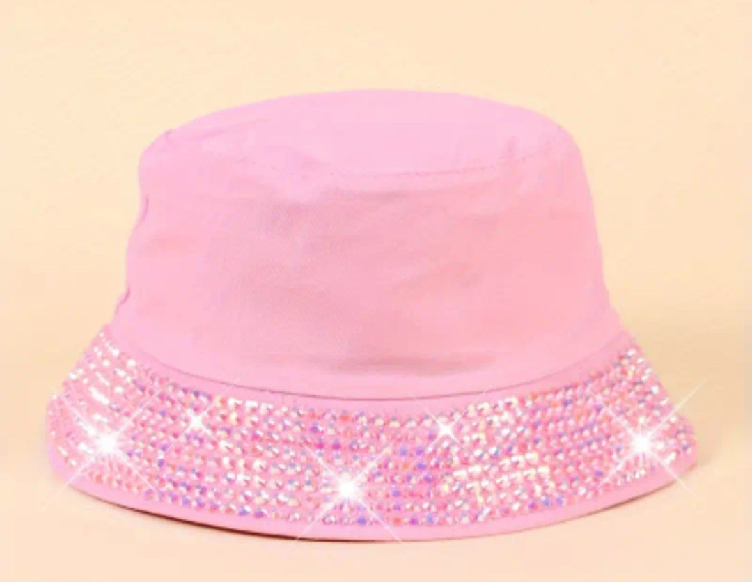 RHINESTONE BUCKET HAT