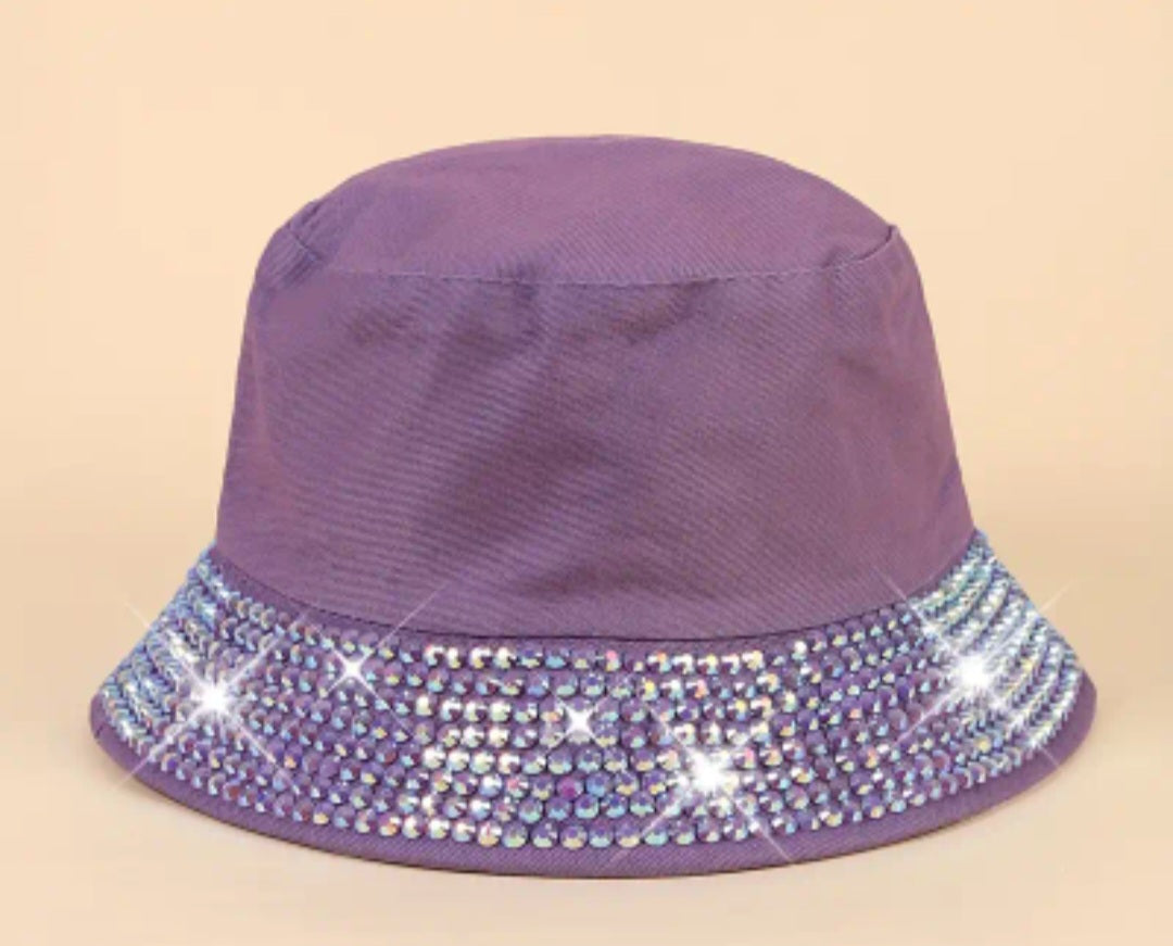 RHINESTONE BUCKET HAT
