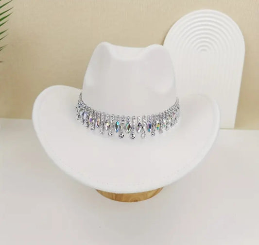 RHINESTONE COWGIRL HAT