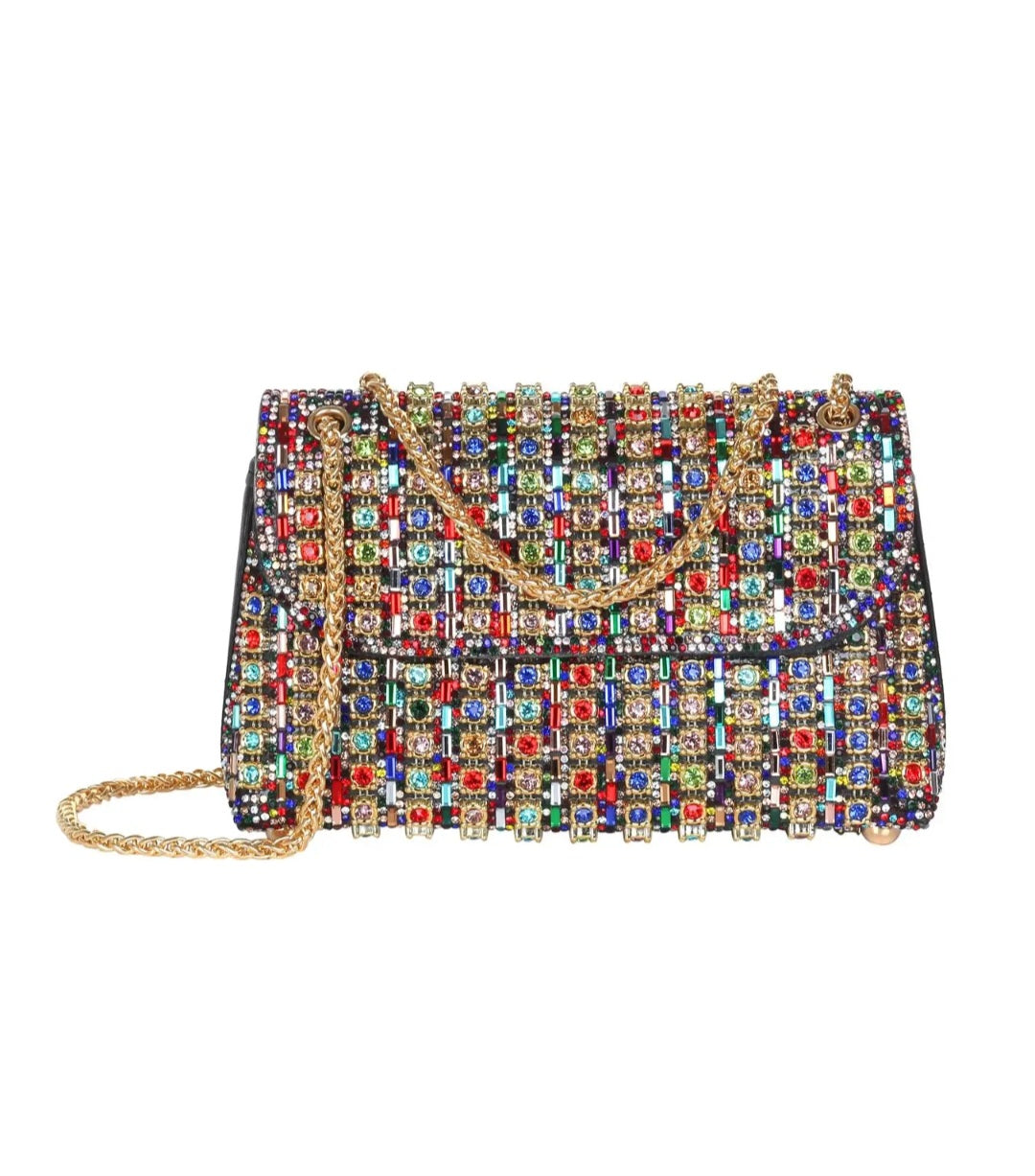 RHINESTONE EVENING BAG