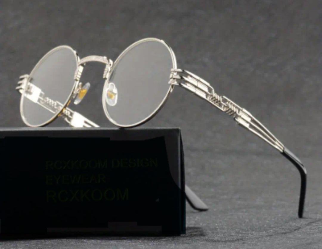 STEAMPUNK ROUND GLASSES