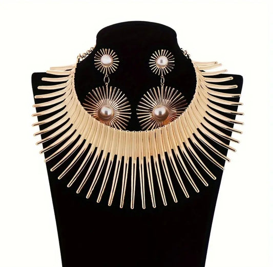 SUN COLLAR NECKLACE SET