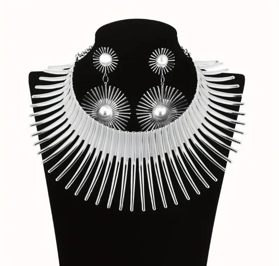 SUN COLLAR NECKLACE SET