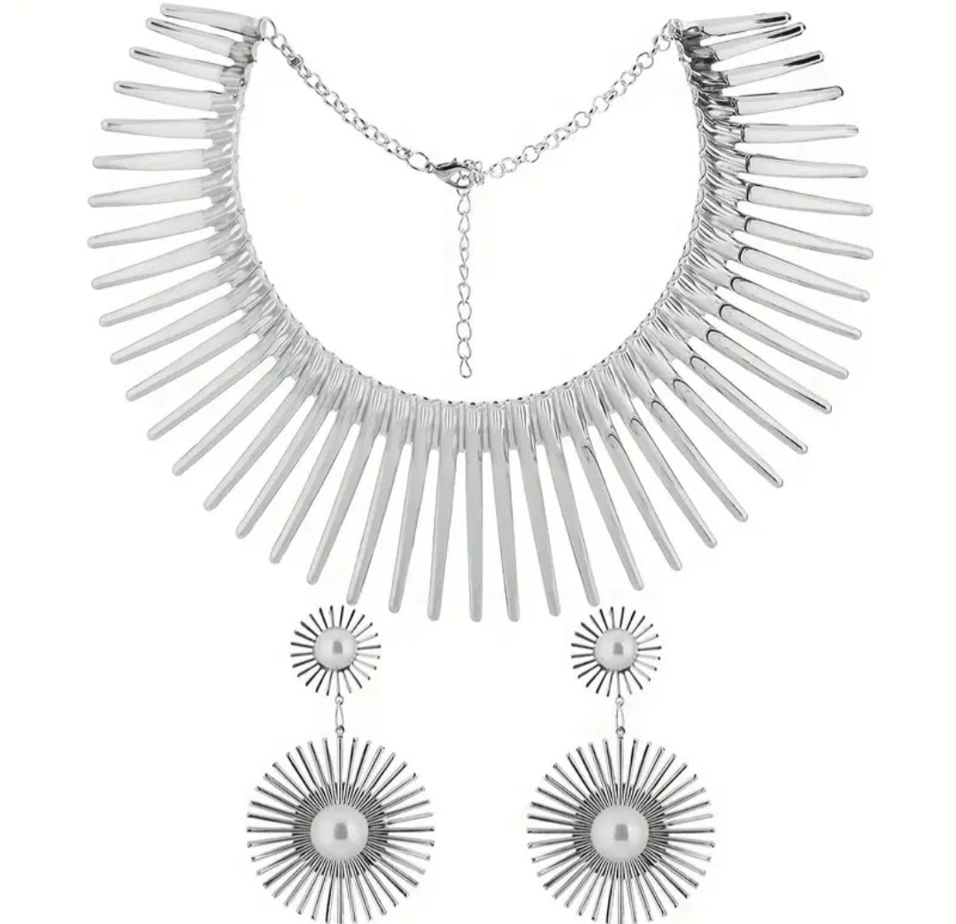 SUN COLLAR NECKLACE SET