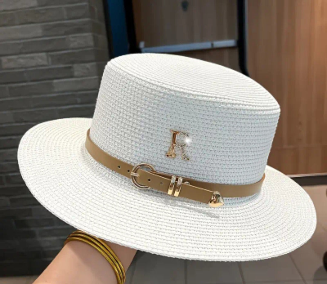 WIDE BRIM STRAW HAT