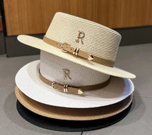 Load image into Gallery viewer, WIDE BRIM STRAW HAT
