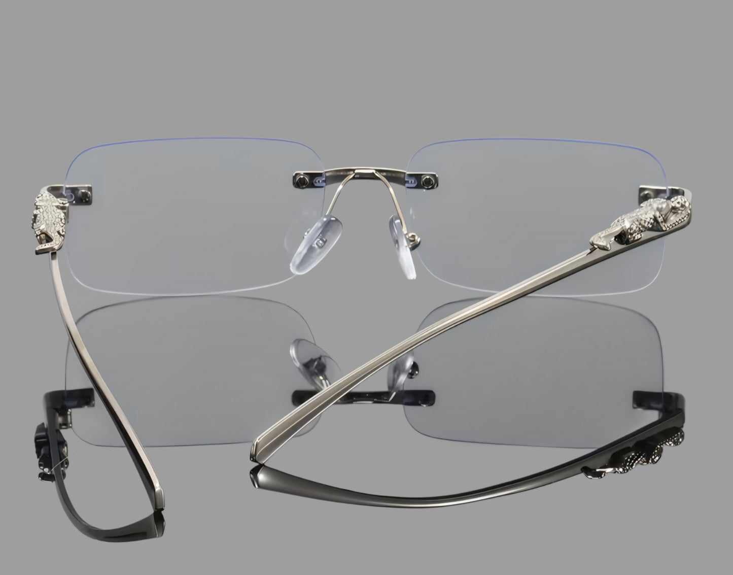 METAL RIMLESS EYEWEAR